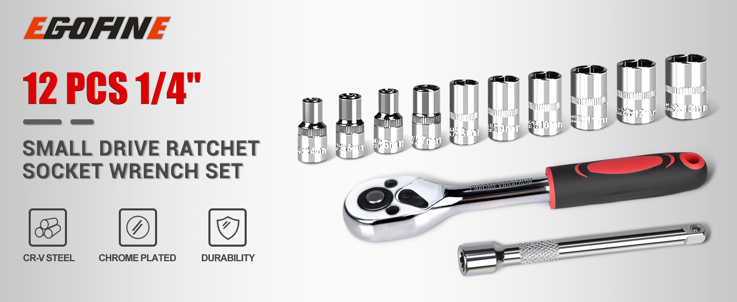 12pcs socket wrench set