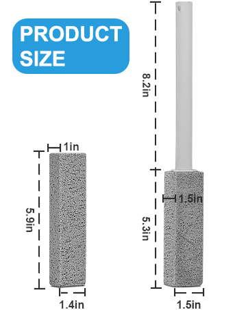 toilet pumice stone with handle