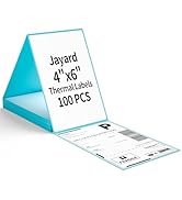 4" x 6" Direct Thermal Labels, Fanfold Shipping Package Labels, Compatible with Most Thermal Prin...