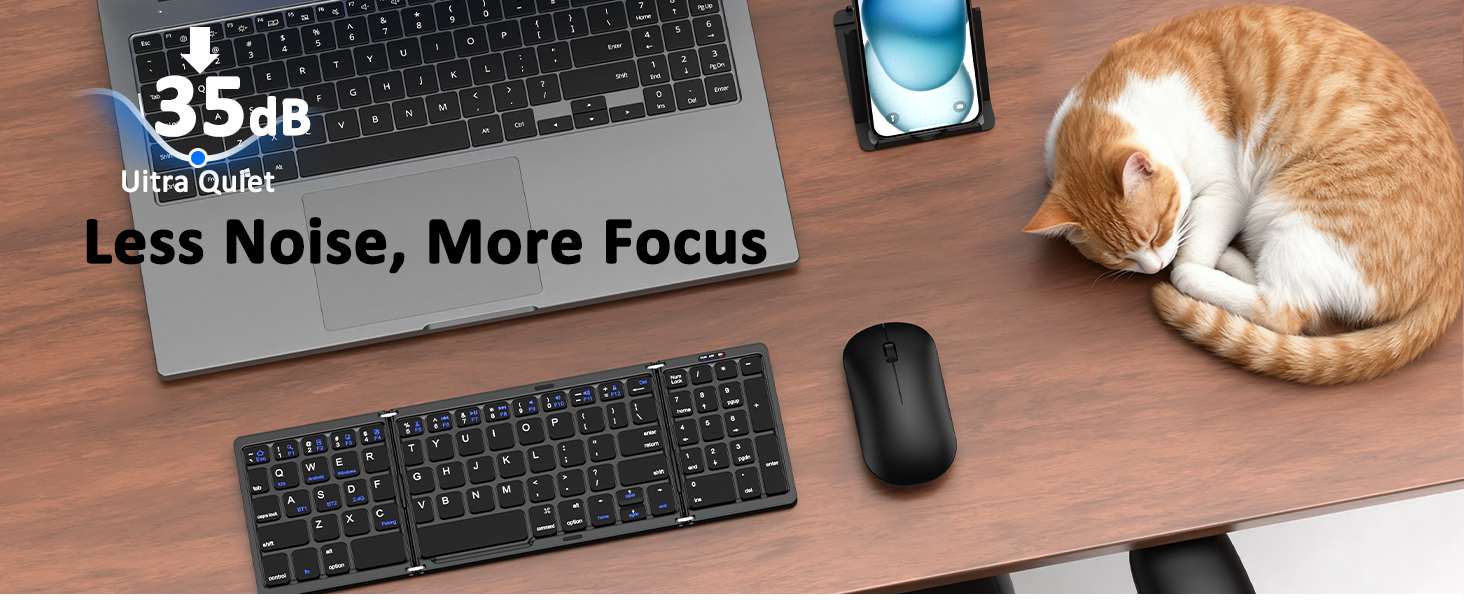 foldable keyboard and mouse