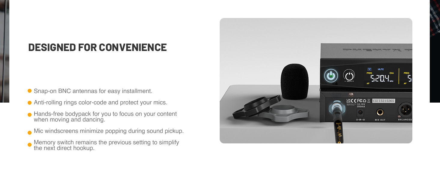 dj microphone wireless