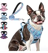 BEAUTYZOO No Pull Dog Harness for Large Dogs, Dog Harness and Leash Set, Adjustable Soft Padded, ...