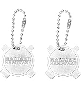 Harrier Hardware 4-Way Keychain Slotted Flat Head Screw Driver, 2-Pack EDC