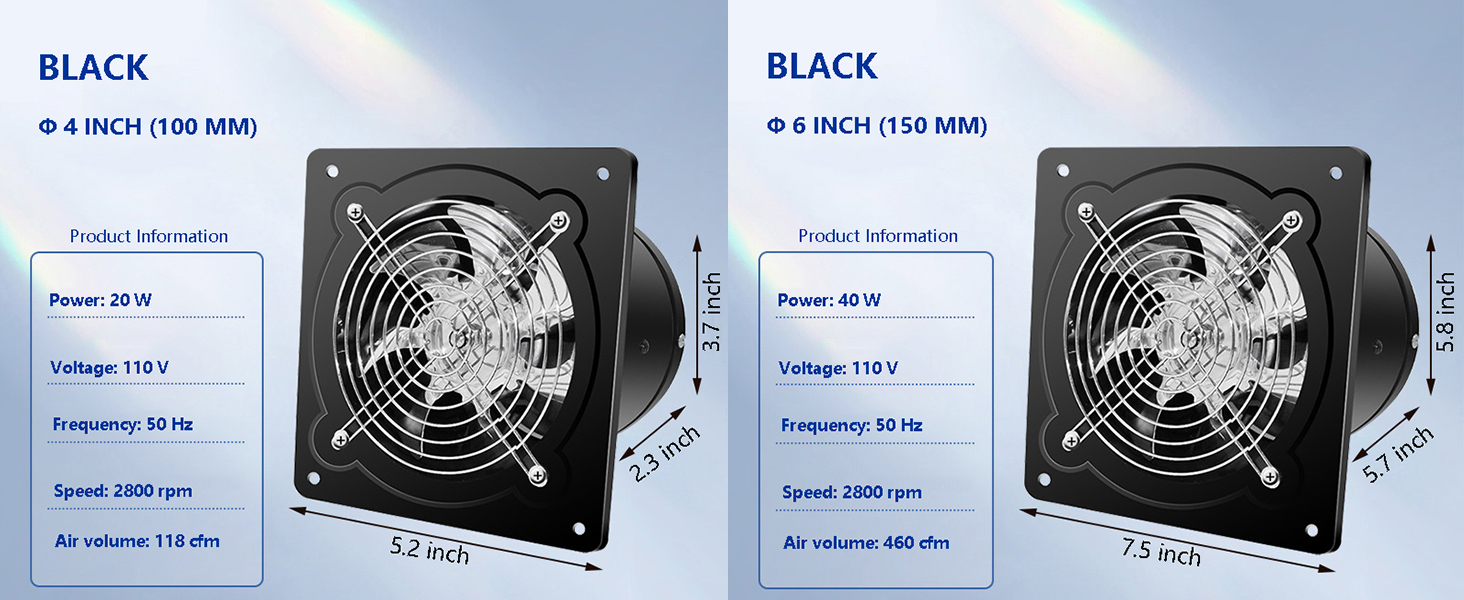 Metal Iron Ventilation Extractor-2