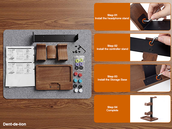 Headset Stand 3 Tiers for Desk
