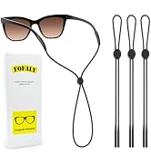 FOFALY Glasses Strap 3Pcs, Adjustable Eyewear Holder Sunglasses Strap, Eyeglass Holders Around Ne...
