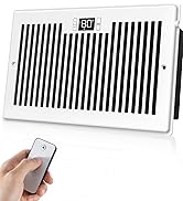 6x10 register booster fan white