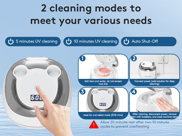 denture cleaner machine