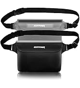 ECHTPower 2-Pack Waterproof Pouch Bag, Waterproof Fanny Pack, Waterproof Dry Bag with Adjustable ...