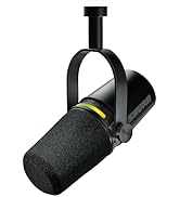Shure MV7+ Podcast Dynamic Microphone – OBS Certified, Enhanced Audio, LED Panel, USB-C &amp; XLR Out...