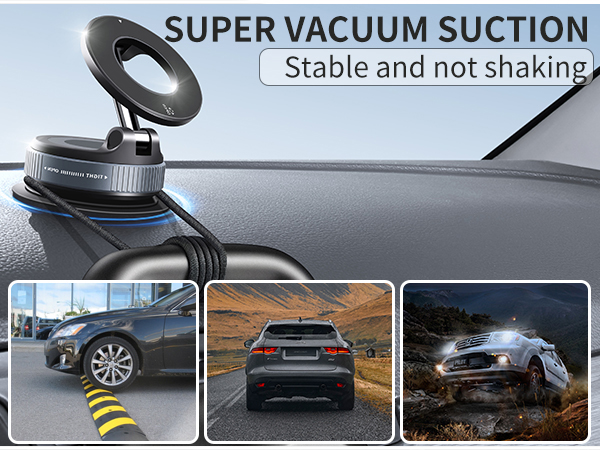 Super Vacuum Suction Stable and not Shaking 