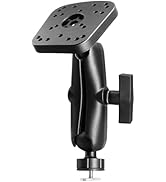 WINDFRD Fish Finder Mount, Track Ball with T-Bolt Attachment, Marine Electronic/Depth Finder Moun...