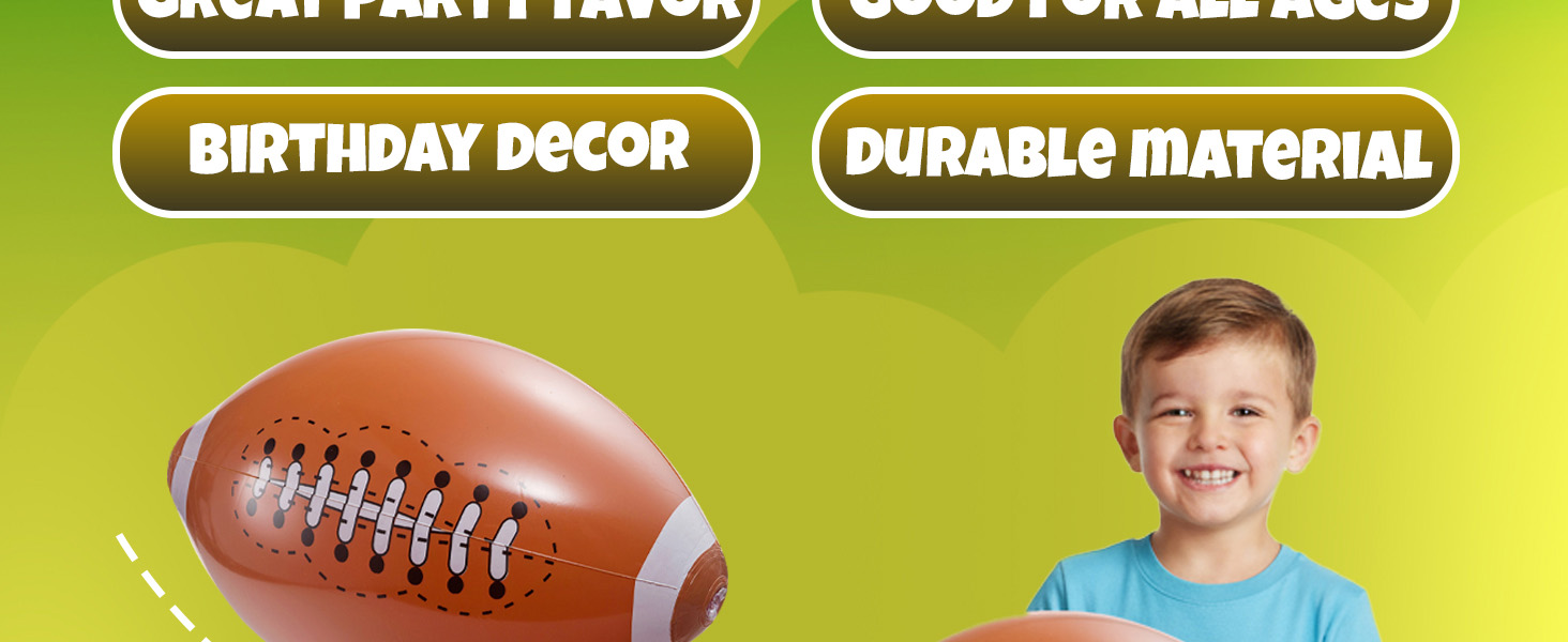 Football party decoratoins football party favors football birthday decor goodie bag stuffers