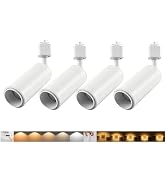 Ajbvp 5CCT LED Track Lighting Heads Dimmable 20W 5CCT 2700K/3000k/3500k/4000k/5000k,Versatile H T...