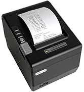 Rongta Kitchen Restaurant POS Printer RP850P, 80mm Thermal Receipts Printer with Auto Cutter, USB...