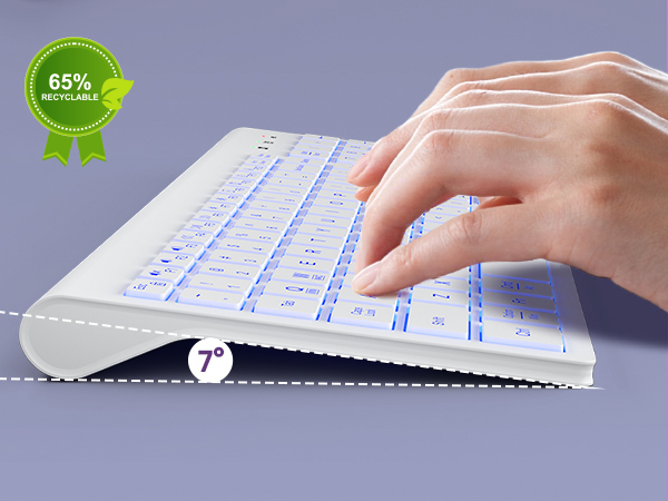 design for comfort 7° tilt leg