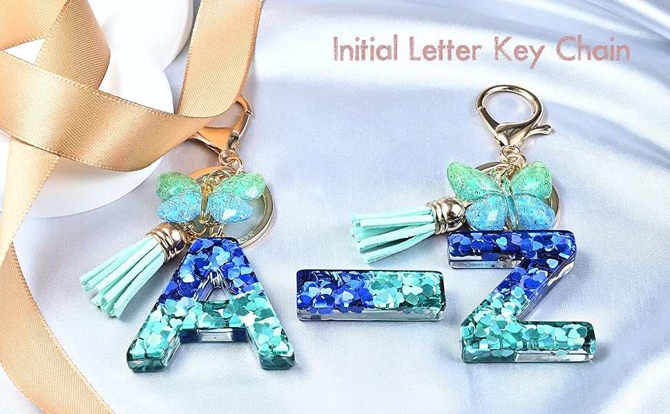intial letter keychain