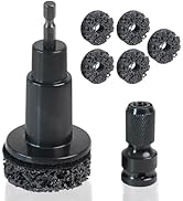 Wheel Hub Cleaning Kit, Wheel Hub Resurfacing Kit, Brake Hub Cleaning Kit Includes 5 Pads,Fits Po...