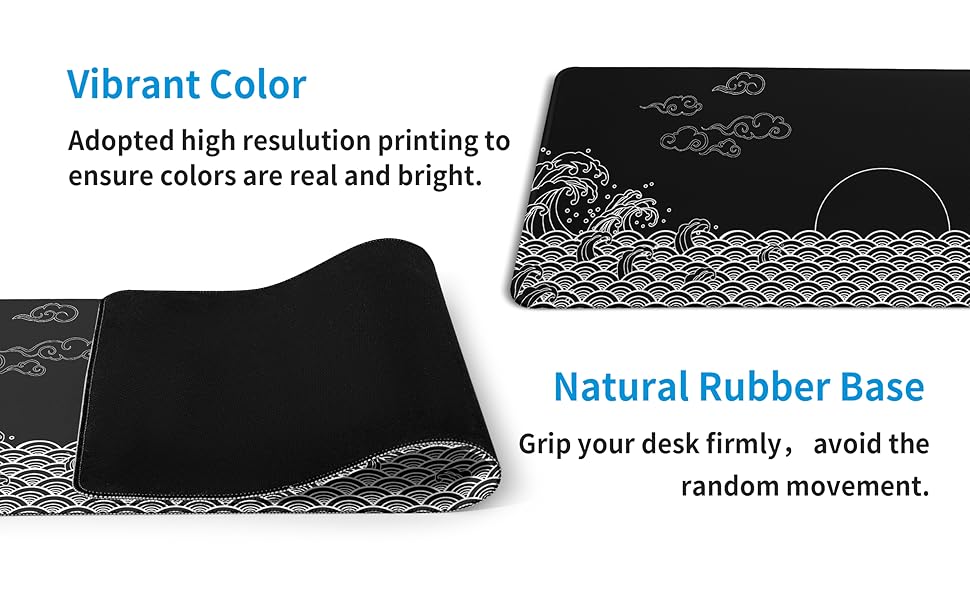 Non-slip nature Rubber Base Vibrant Color