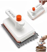 Sopami Handheld Snap Grip Mini Mop Use Any Cloth - Convenient Cloth Changing Mini Mop for Home Us...
