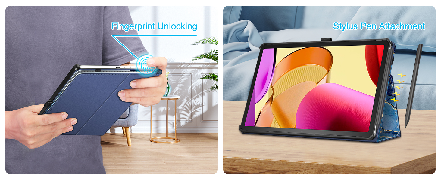 Kindle Fire MAX 11 case cover 2023 sleeve bag flip folding magnetic Rotatable Kickstand Shockproof