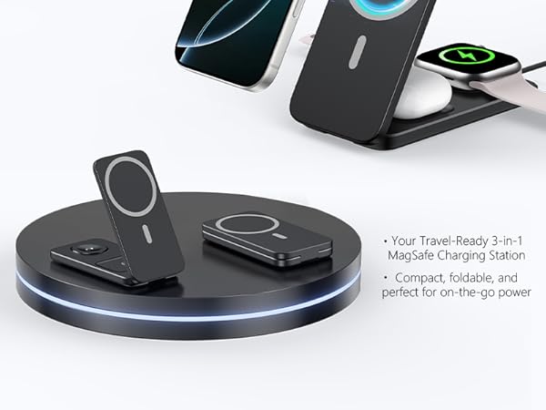 wireless charging station for apple