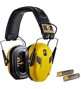 EARMOR Shooting Ear Protection, Electronic Ear Protection For Gun Range Bluetooth 5.4 Ear Muffs w...