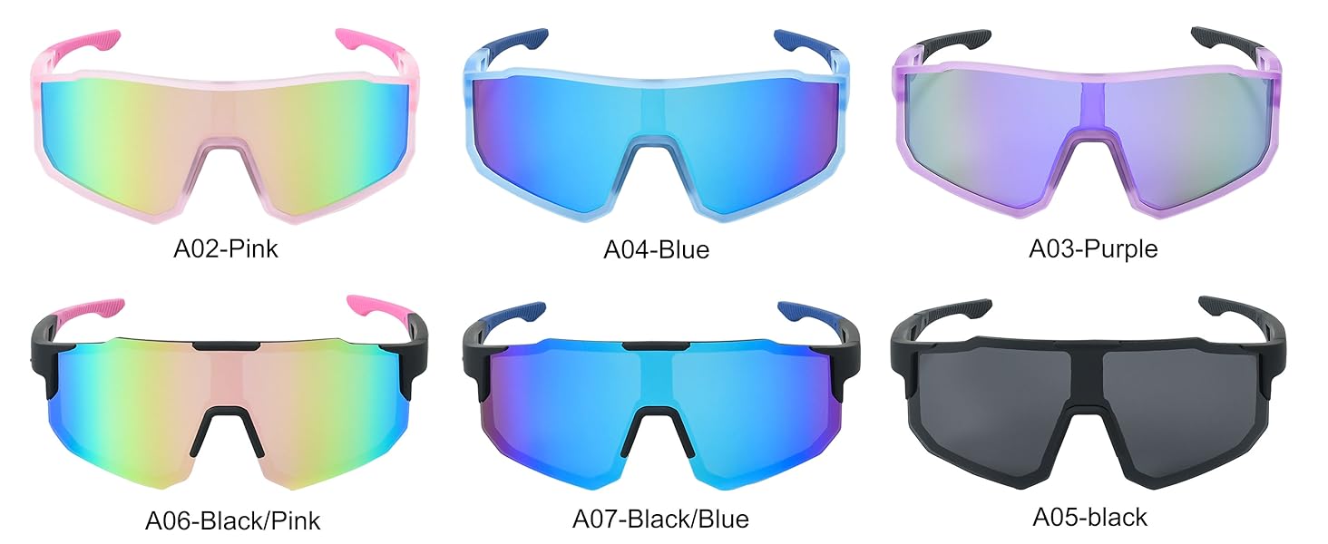 Polarized Sports Sunglasses for Men Women