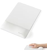 UnivoColors Design-Wave Wrist Rest Mouce Pad,PE Mouse Sliding Panel+Artificial Sheepskin+Memory F...