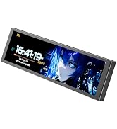 upHere 9.2'' Secondary Monitor IPS LCD Screen PC Secondary Monitor USB PC Temperature Display Min...