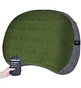 TREKOLOGY Inflatable Camping Pillow - Ultralight Backpacking, Hiking, Outdoor, Travel, Picnic, an...