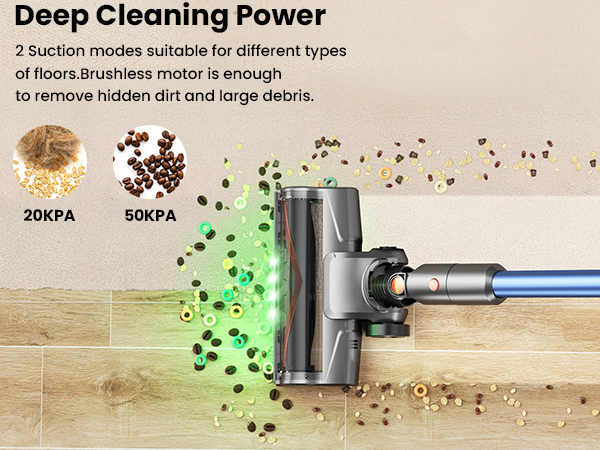 Cordless stick vacuum cleaner