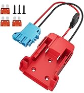 RVBOATPAT Battery Adapter 18V for Power Wheels Adapter with Wire Harness Connector Compatible wit...