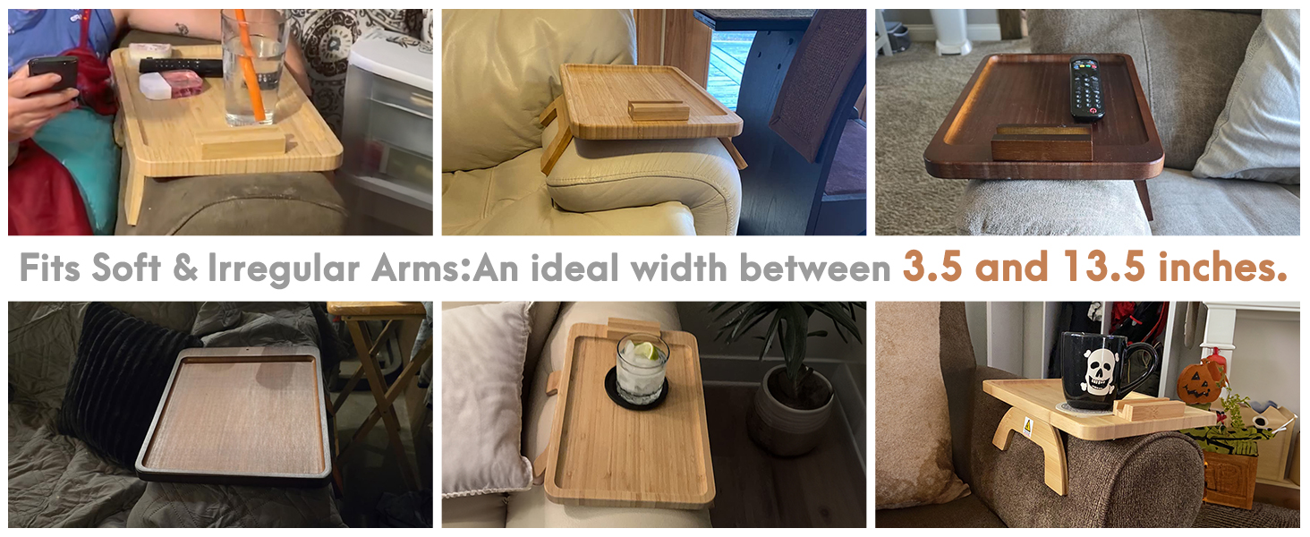 couch arm tray