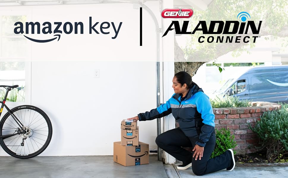 Genie Aladdin Connect smart garage door opener now works with Key In-Garage Delivery