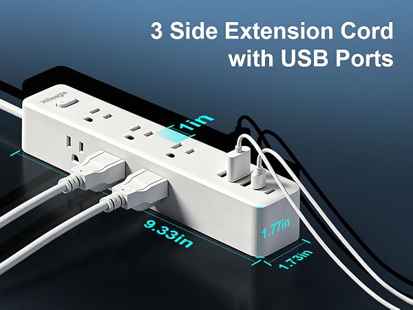 extension cord with multiple outlets