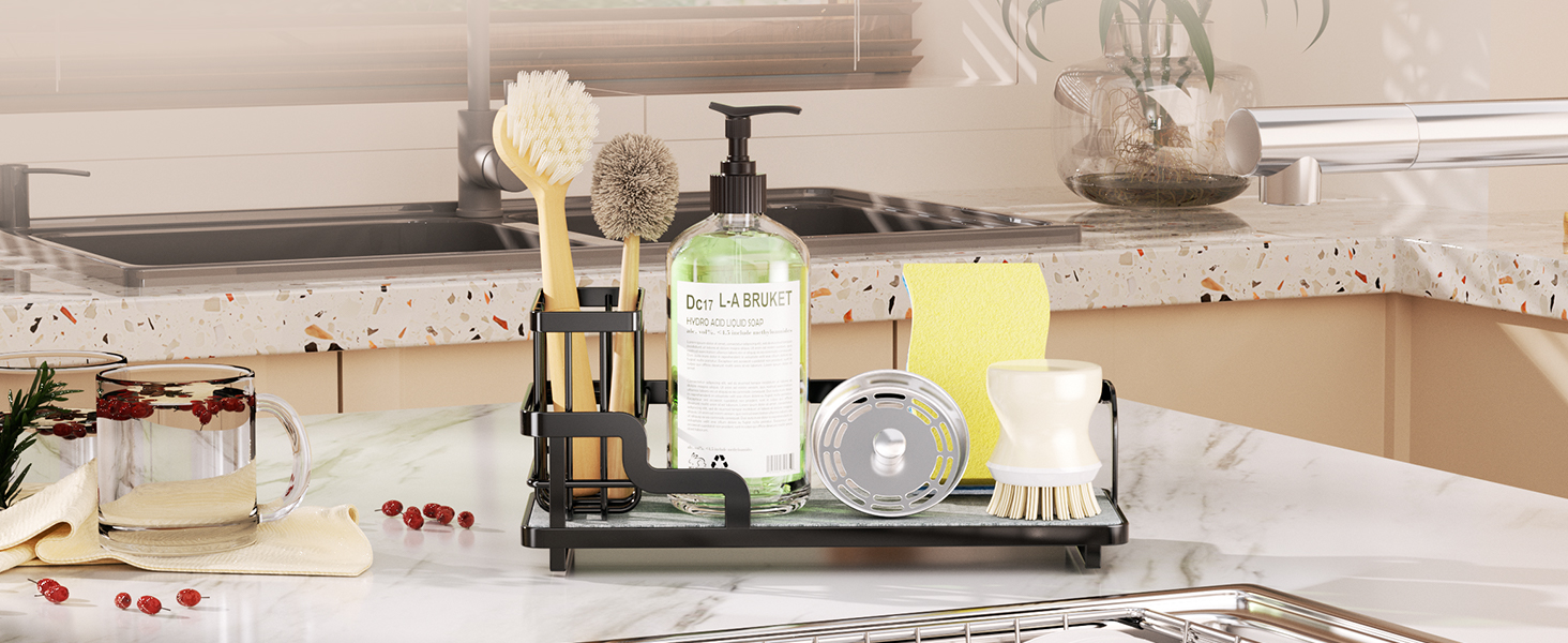 dish sponge holder, sponge holder sink caddy