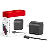 Charger for Nintendo Switch 2-20V 3A 60W AC Adapter Fast Charging with 5FT USB C Cable - Compatib...