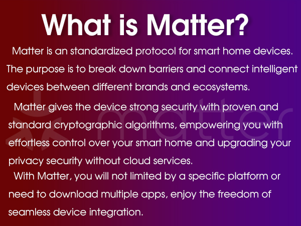 Matter smart light bulb