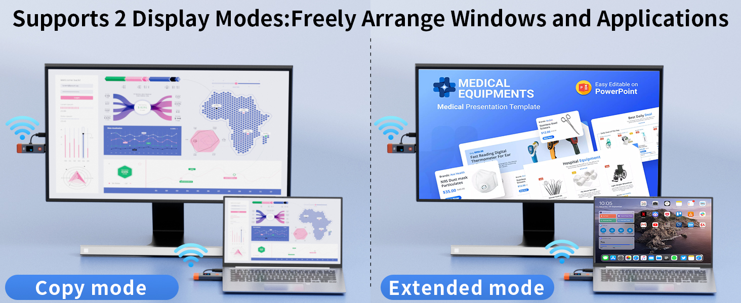 Wireless HDMI Transmitter and Receiver