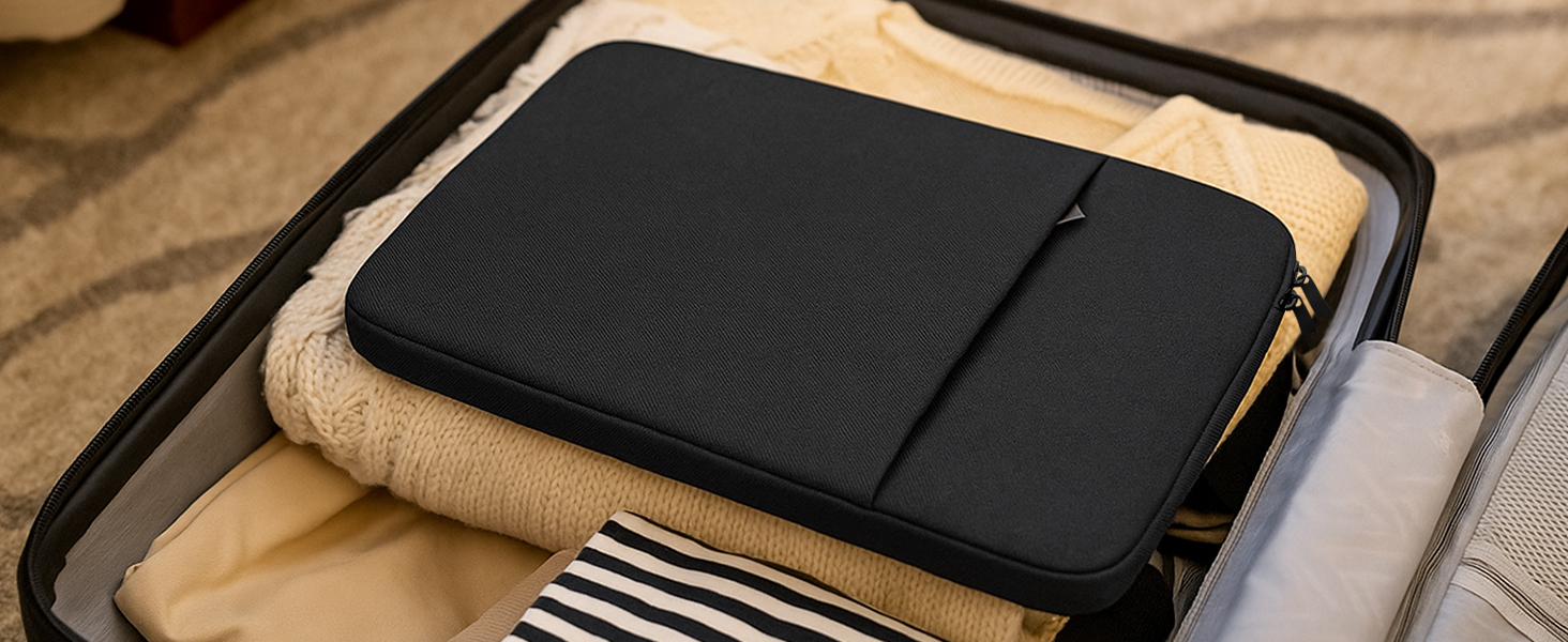 Close-up shots of black protective or storage cases with padding and compartments, showing different angles and configurations.