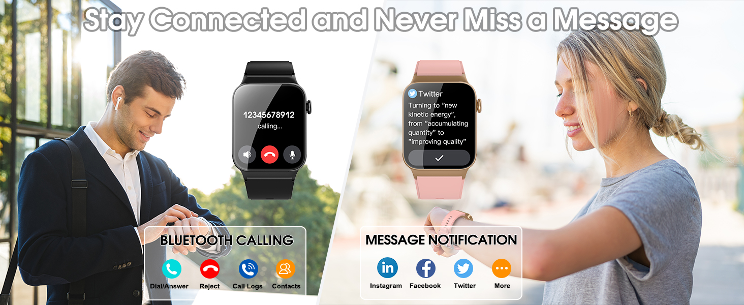 Smart Watch for Men Women