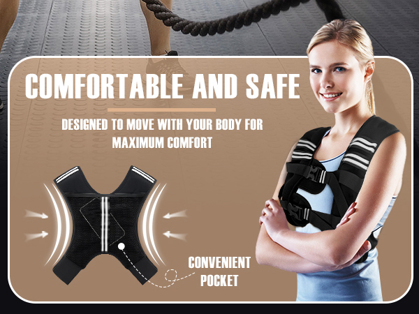 NATURELUX Weighted Vest Men or Women