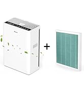 VEWIOR Air Purifier For Lager Room True HEPA Air Filter Cleaner with Sleep Mode 5 Timer 3 Speed A...