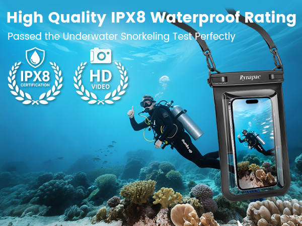 Waterproof phone pouch