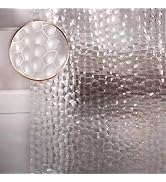 Shower Curtain Liner 8G EVA Thick Shower Curtain with Heavy Duty 3 Bottom Magnets, Shower Liner f...