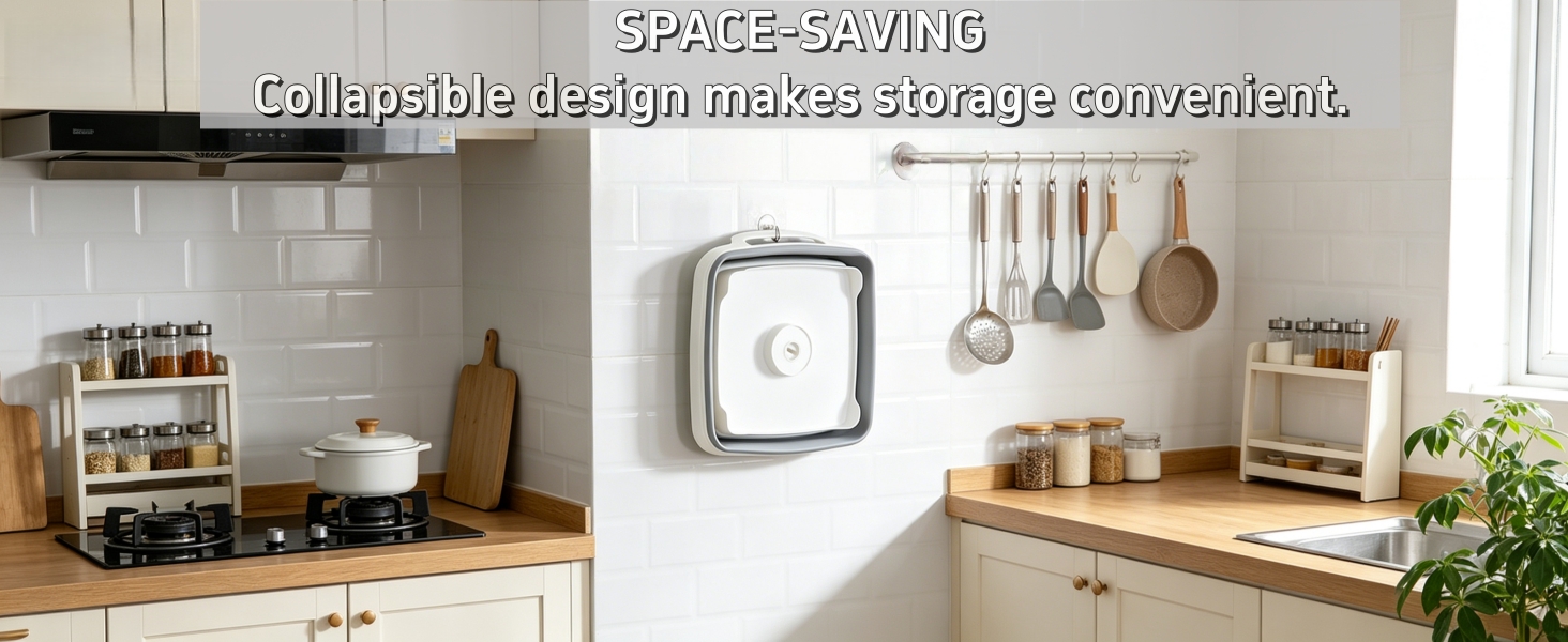 Kitchen Camping Dish Tub for Vegetable Washing and Beverage Tubs