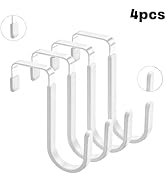 Single Over the Door Hooks,Prevent Rubber Over the Door Hanger,Back of Door Hooks for Towel,Robe,...
