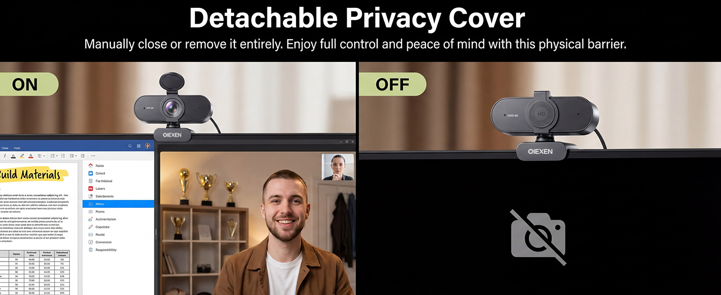 Detachable Privacy Cover