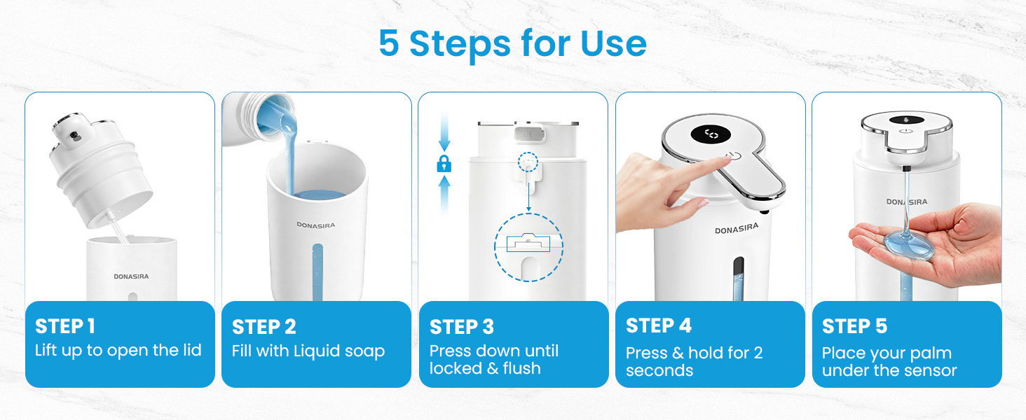 DONASIRA Automatic Soap Dispenser